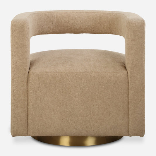 Grounded Modern Swivel Chair