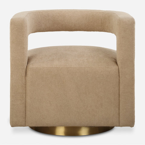 Grounded Modern Swivel Chair