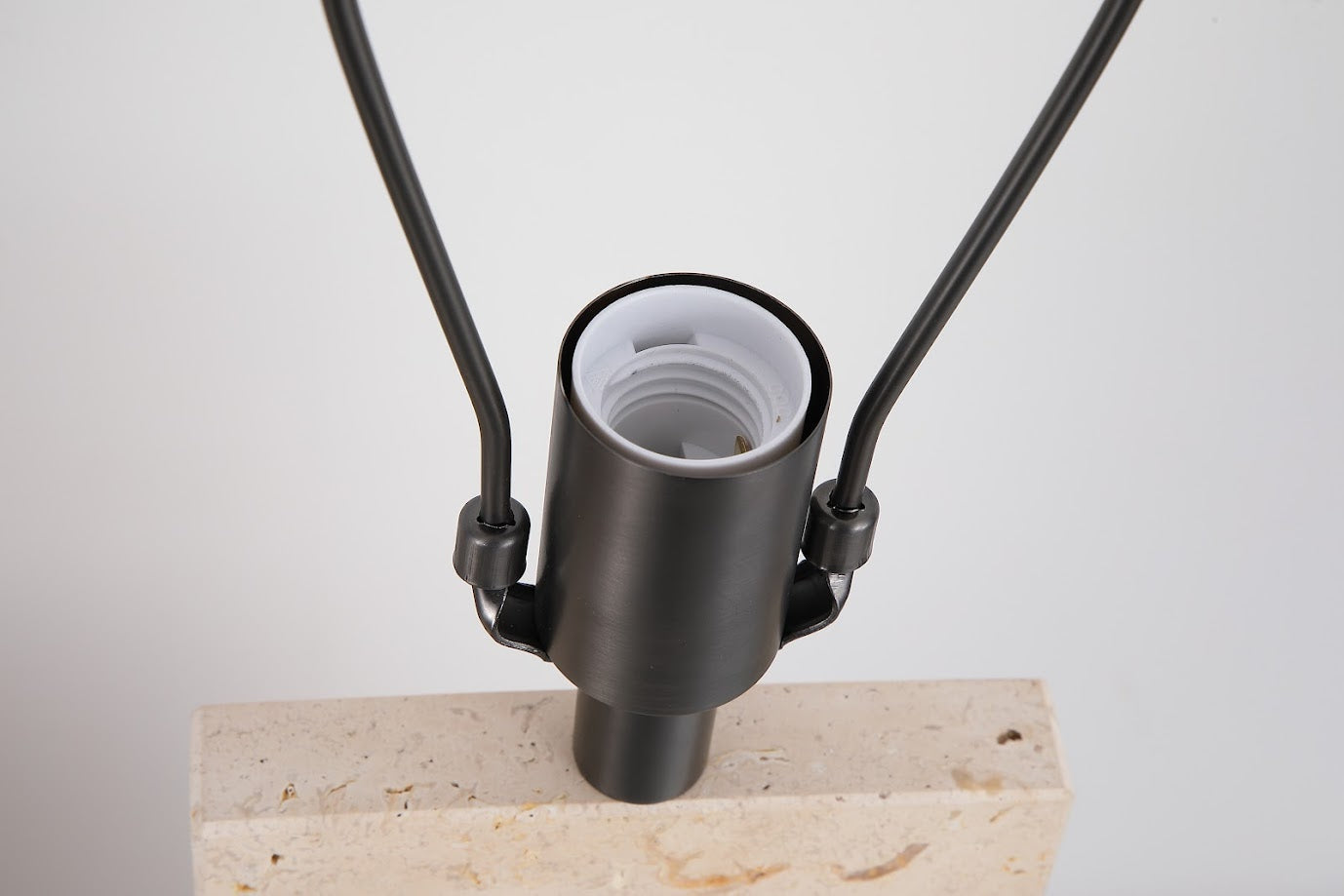 Travertine Beige Table Lamp Luma Stone Collection