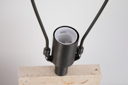 Travertine Beige Table Lamp Luma Stone Collection