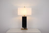 Nero Black Marble Table Lamp Luma Stone Collection