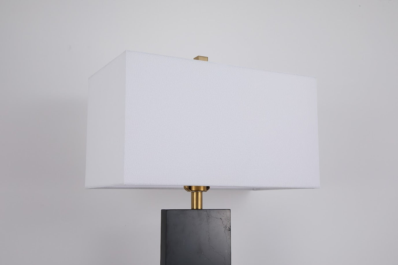 Nero Black Marble Table Lamp Luma Stone Collection