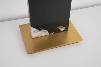 Nero Black Marble Table Lamp Luma Stone Collection
