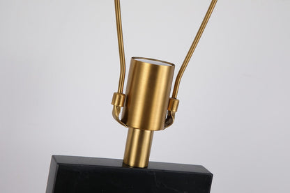 Nero Black Marble Table Lamp Luma Stone Collection