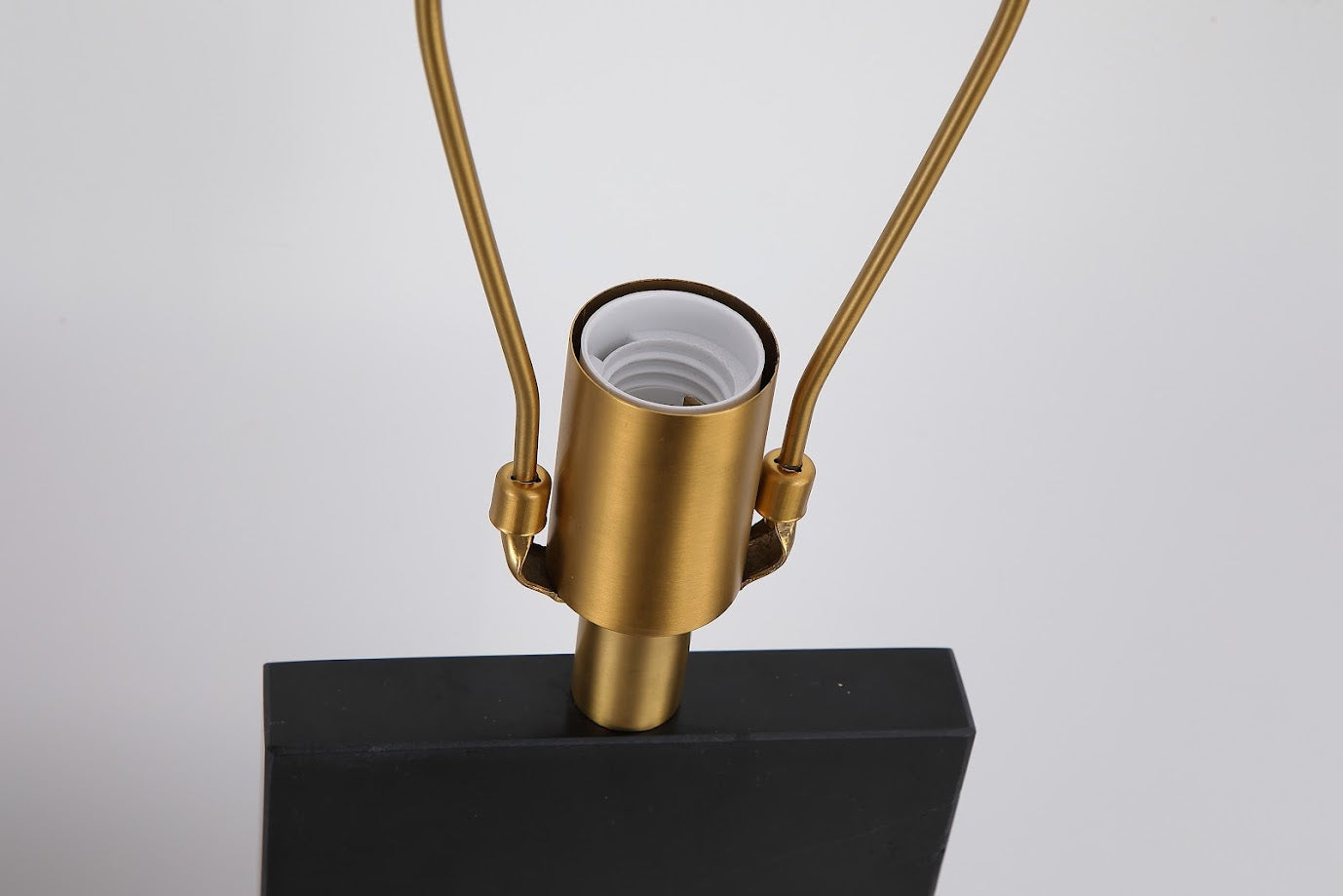 Nero Black Marble Table Lamp Luma Stone Collection