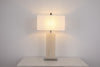 Alabaster Cream Table Lamp Luma Stone Collection