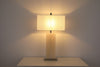 Alabaster Cream Table Lamp Luma Stone Collection