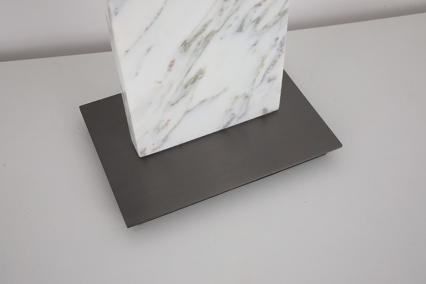 Marbled Linen Table Lamp Luma Stone Collection