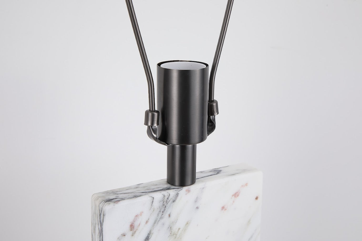 Marbled Linen Table Lamp Luma Stone Collection