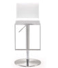 Amalfi White Steel Adjustable Barstool