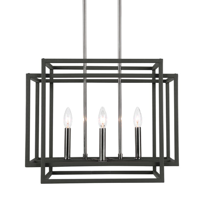 Quadrangle, 4 Lt Pendant