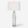 Uttermost Levadia Matte White Table Lamp