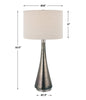 Uttermost Contour Metallic Glass Table Lamp