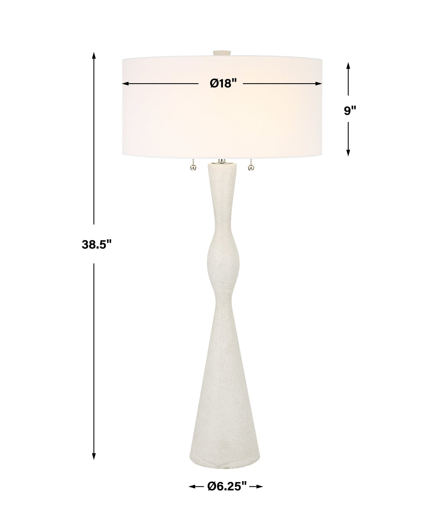 Uttermost Sharma Ivory Stone Table Lamp