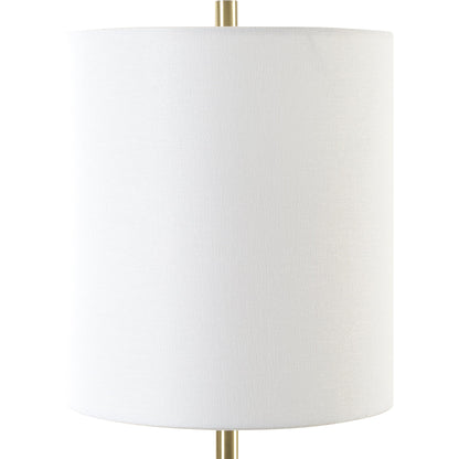 Enigma Teal Blue Glass Buffet Lamp