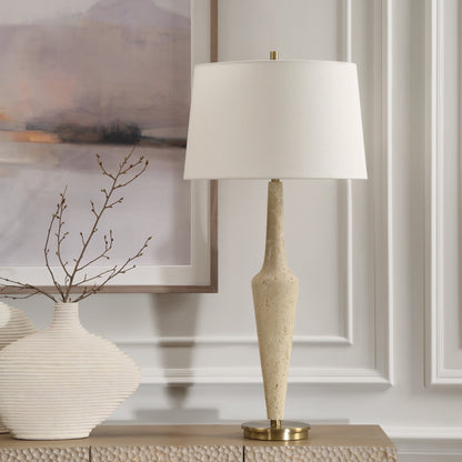 Juliet Travertine Table Lamp