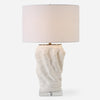Stratified White Table Lamp