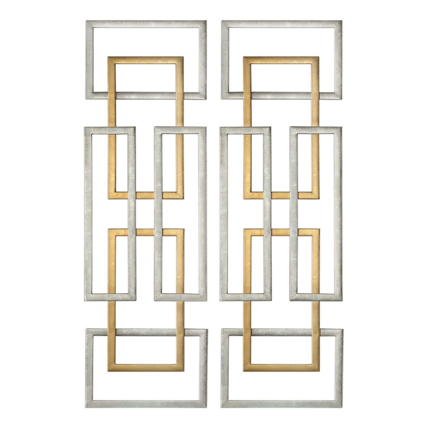 Aerin Metal Wall Panels, S/2