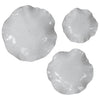 Abella Ceramic Wall Decor, S/3, White