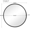 Belham Round Mirror