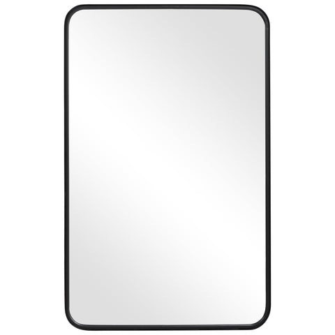 Rectangular mirror black