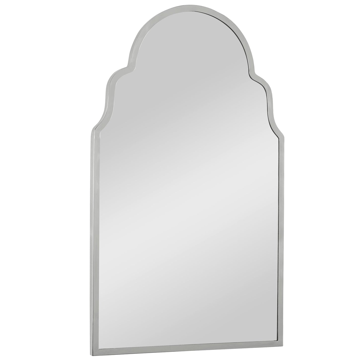 Brayden Nickel Arch Mirror