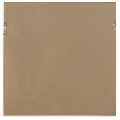 Alexo Silver Square Mirror