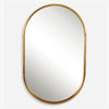 Varina Gold Oval Mirror