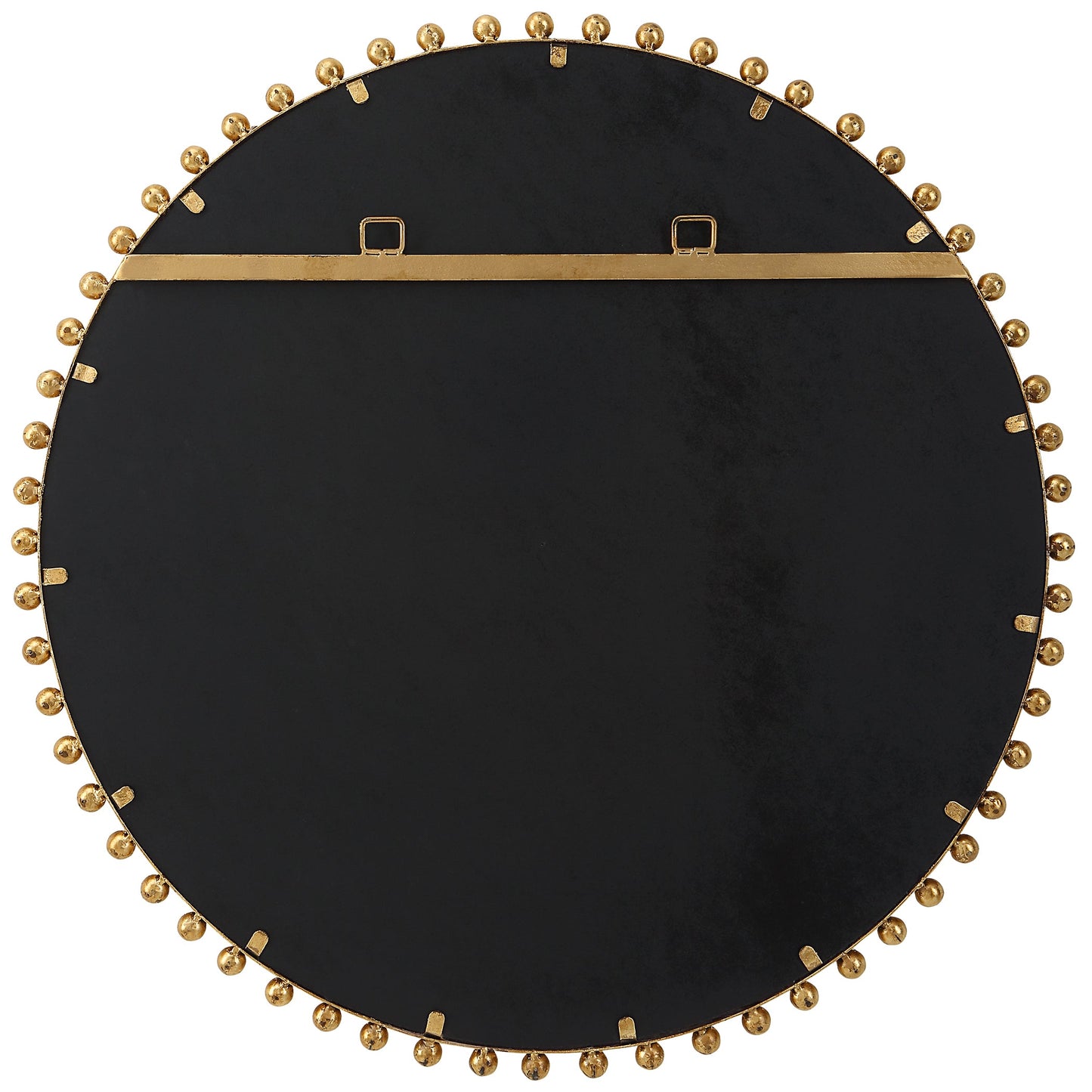 Taza Round Mirror, Gold