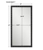 Dandridge Mirror, Black