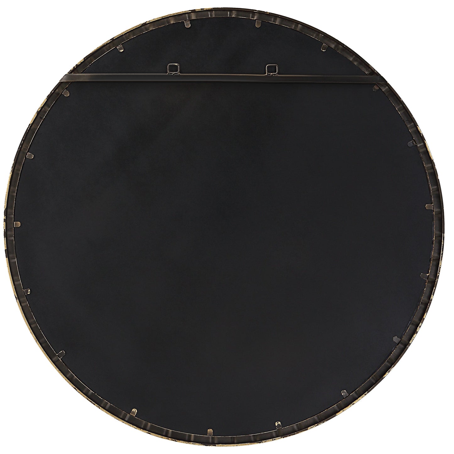 Dandridge Round Mirror, Gold