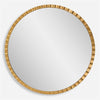 Dandridge Round Mirror, Gold