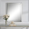 Silver square mirror