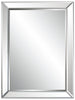 Silver square mirror