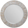 Uttermost Repose Whitewash Round Mirror