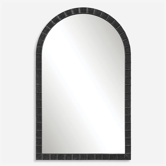 Dandridge Arch Mirror, Black