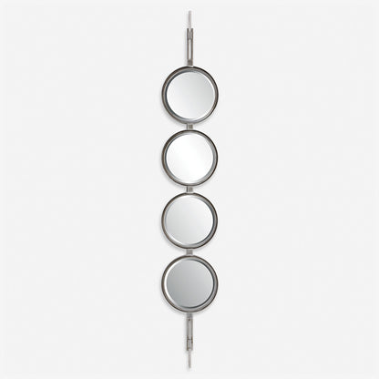 Button Mirror, Silver