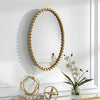 Serna Oval Mirror, Gold
