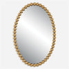 Serna Oval Mirror, Gold