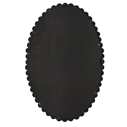 Serna Oval Mirror, Black