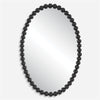 Serna Oval Mirror, Black