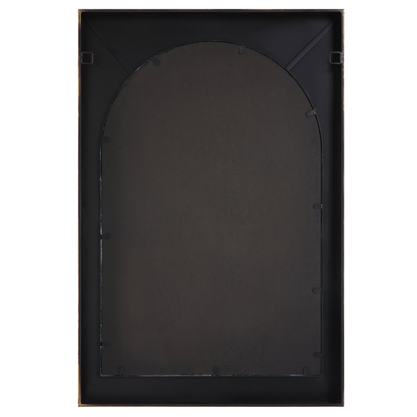 Uttermost Crisanta Gloss White Arch Mirror
