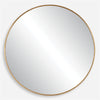 Junius Large Gold Round Mirror