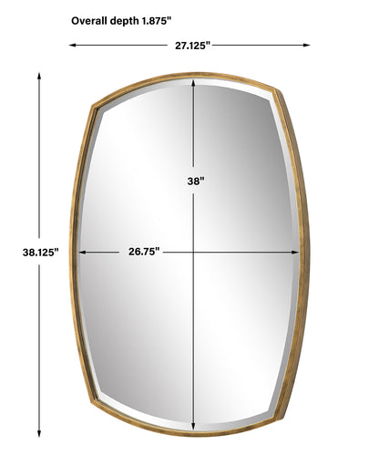Varenna Aged Gold Vanity Mirror