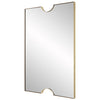 Ticket Gold Vanity Mirror