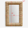 Uttermost Twisted Seagrass Rectangle Mirror