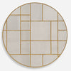 Geometric Round Mirror