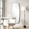 Caspian Curved Black Dressing Mirror