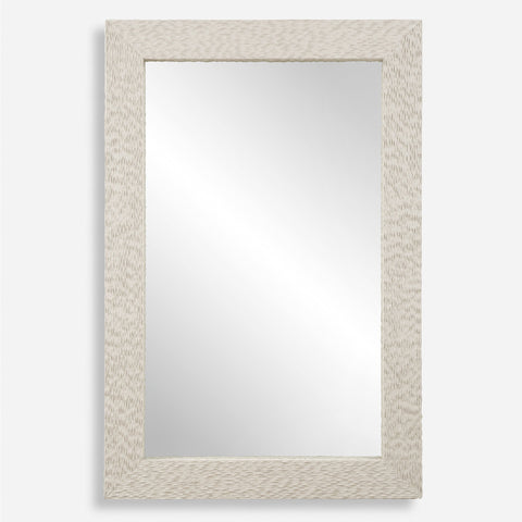 Everett Ivory Stone Mirror
