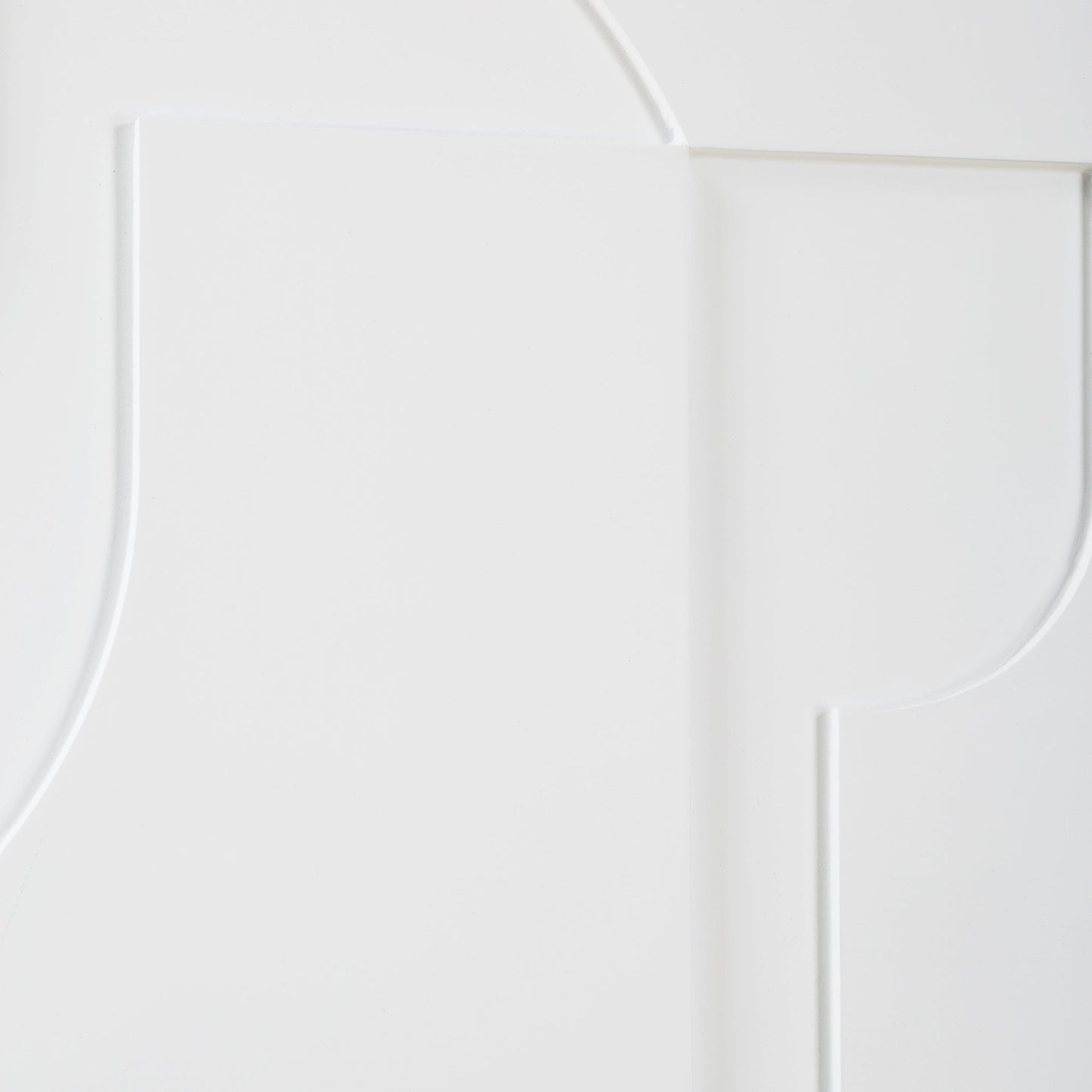 Contours White Wall Decor, S/2